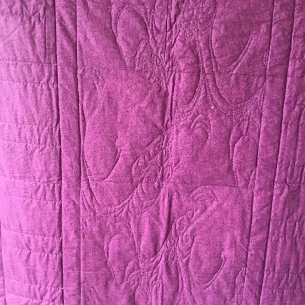 Handmade Lap Quilt. 43” x 63”